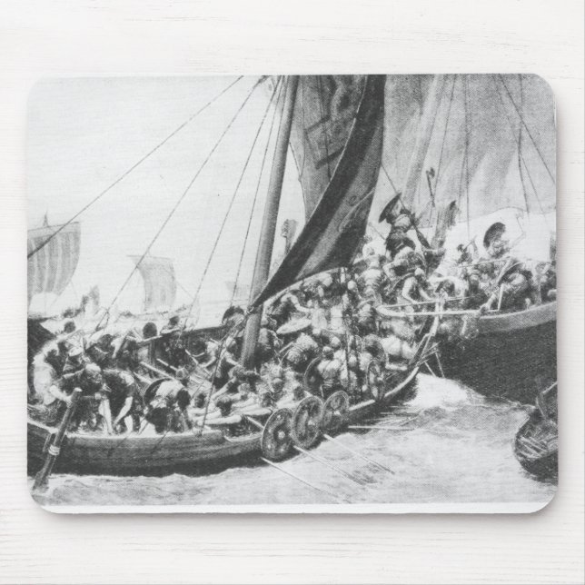 Tapis De Souris Bateaux de Viking (Devant)