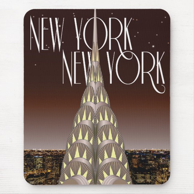 Tapis De Souris Bâtiment Chrysler Mousepad (Devant)
