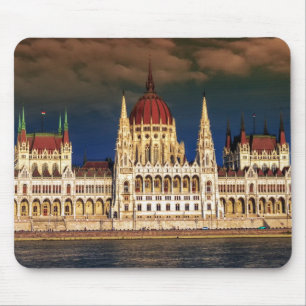 Tapis De Souris Bâtiment hongrois du Parlement à Budapest, Hongr