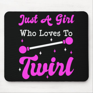 Tapis De Souris Baton Twirler Twirling Majorette drôle cadeau