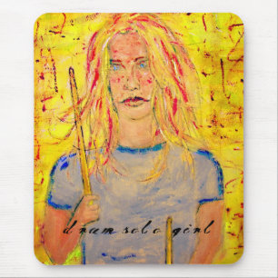 Tapis De Souris batterie solo fille