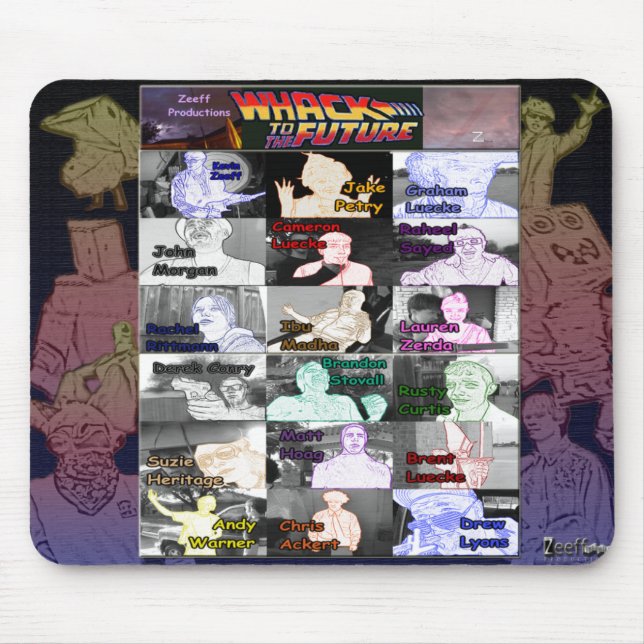 Tapis De Souris Battez 3 moulés : Le MousePad (Devant)