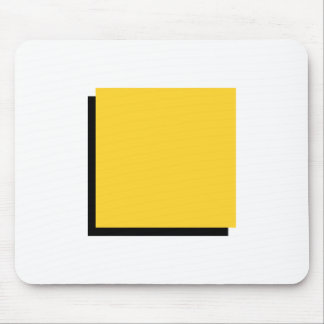 Tapis De Souris Bauhaus Design Art géométrique Carré Jaune