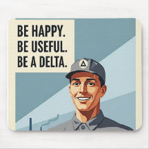 Be A Delta - Mousepad