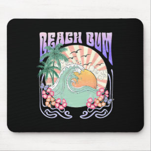 Tapis De Souris Beach Bum Sunset Summer Vacances Hawaii Family Mat