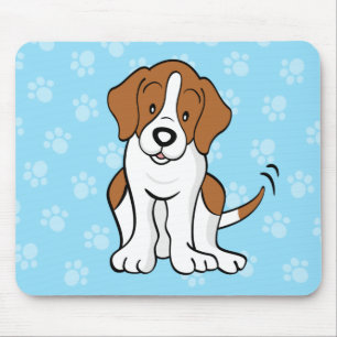 Tapis De Souris Beagle mignon Mousepad de bande dessinée