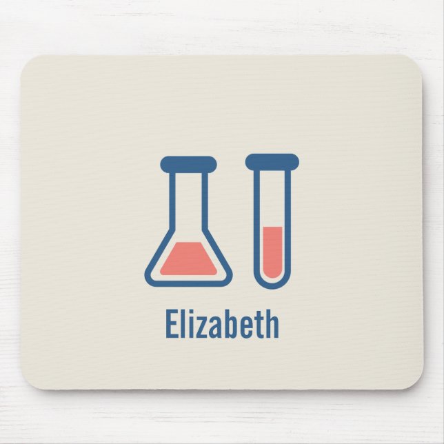 Tapis De Souris Beaker & Test Tube Science Themed (Devant)