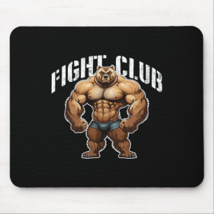 Tapis De Souris Bear Beast Muscles Boxing entraînement Gym Mixed m