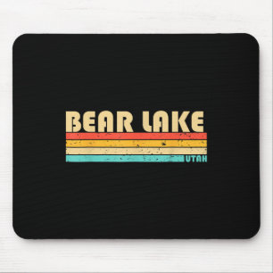 Tapis De Souris Bear Lake Utah Funny Pêche Camping été