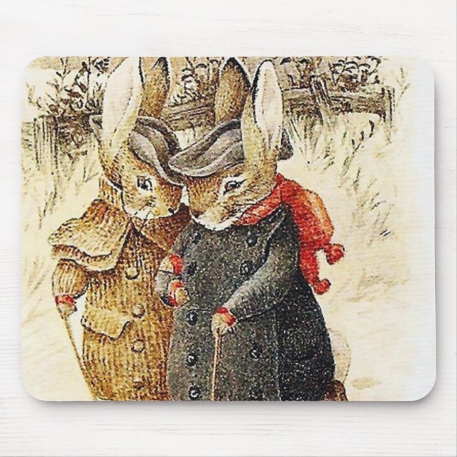 Tapis De Souris Beatrix Potter - Peter Rabbit Walk d'hiver (Devant)