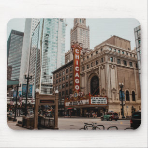 Tapis De Souris Beau Centre-Ville Chicago Illinois