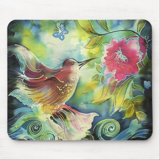 Tapis De Souris Beau colibri