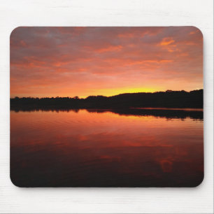 Tapis De Souris Beau lac Kensington à Sunrise Mouse Pad