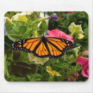 Tapis De Souris Beau Monarque Papillon à tartiner ailes Petunia