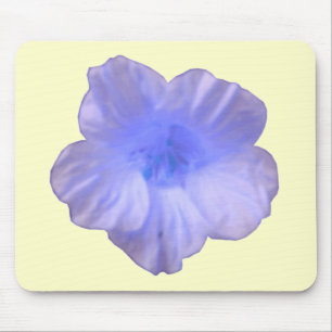 Tapis De Souris Beau Nasturtium Bleu Mousepad