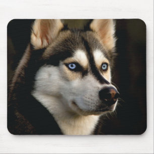 Tapis De Souris Beau Oreiller Husky Lrow