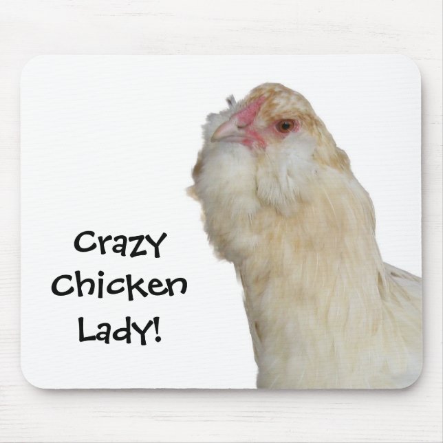 Tapis De Souris Beau Rare Roulé Ameraucana Poules Poulets (Devant)