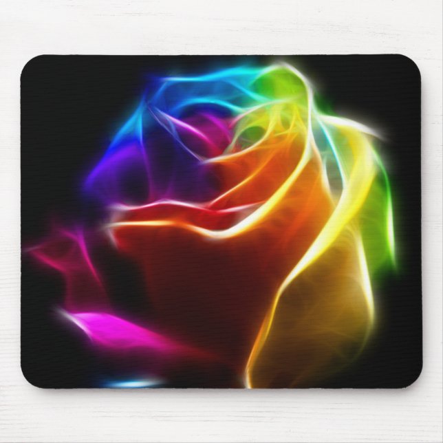 Tapis De Souris Beau Rose de couleurs 1 (Devant)