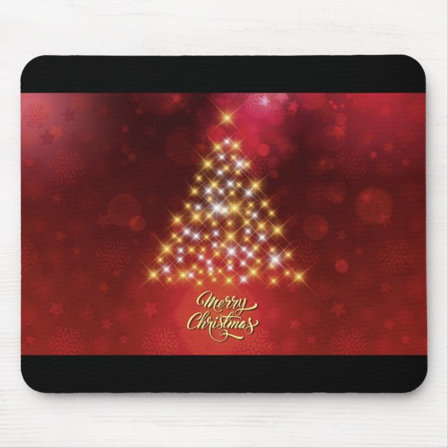 Tapis De Souris Beau sapin de Noël (Devant)