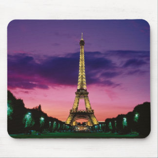 Tapis De Souris Beau Tour Eiffel de Paris la nuit