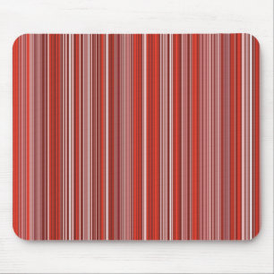 Tapis De Souris Beaucoup de bandes colorées dans le motif rouge