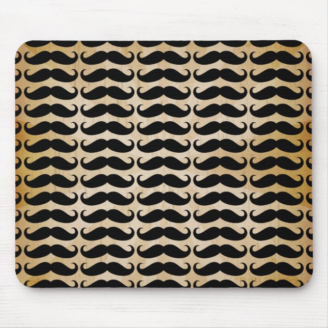 Tapis De Souris Beaucoup de Motif de moustaches (Devant)