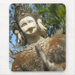 Tapis De Souris Beaucoup Face Wai ... Nong Khai, Isaan, Thaïlande
