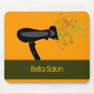 Tapis De Souris Beauté moderne Orange Salon