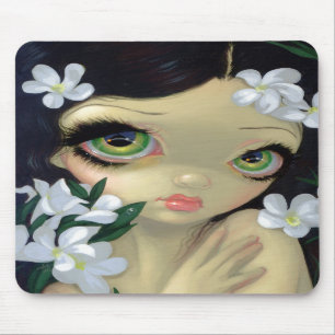 Tapis De Souris "Beautés toxiques II : Oléandre blanc" Mousepad