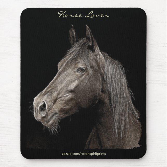 Tapis De Souris Beautiful Equines Cheval-lover's Gift (Devant)