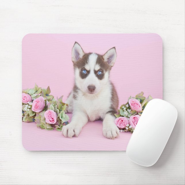 Tapis De Souris Beautiful Husky (Avec souris)