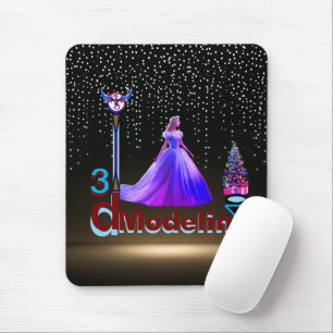 Tapis De Souris Beauty Cinderella 3D Modeling -