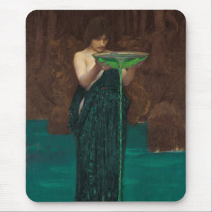 Tapis De Souris Beaux-arts de château d'eau de Circe Invidiosa