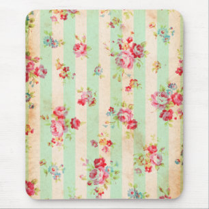 Tapis De Souris Beaux roses vintages et autres fleurs