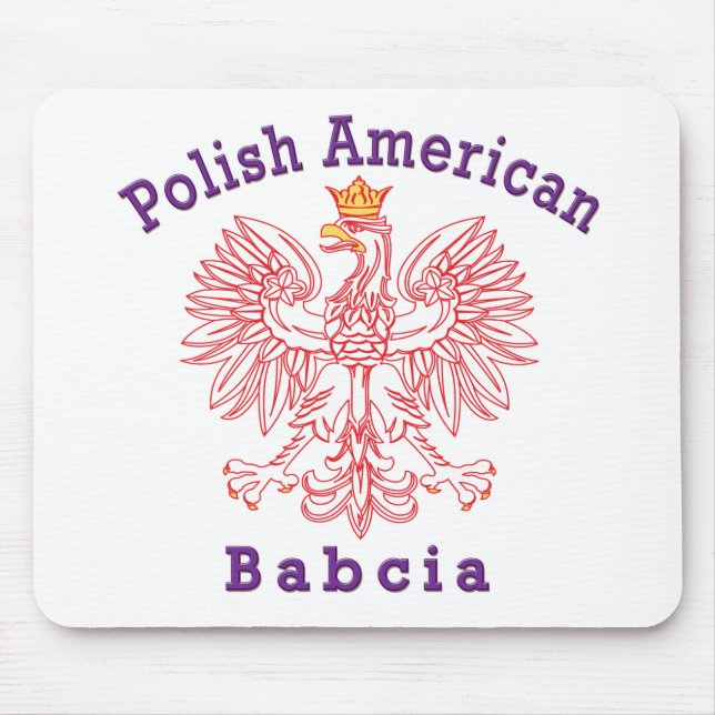 Tapis De Souris Bébé américain polonais (Devant)