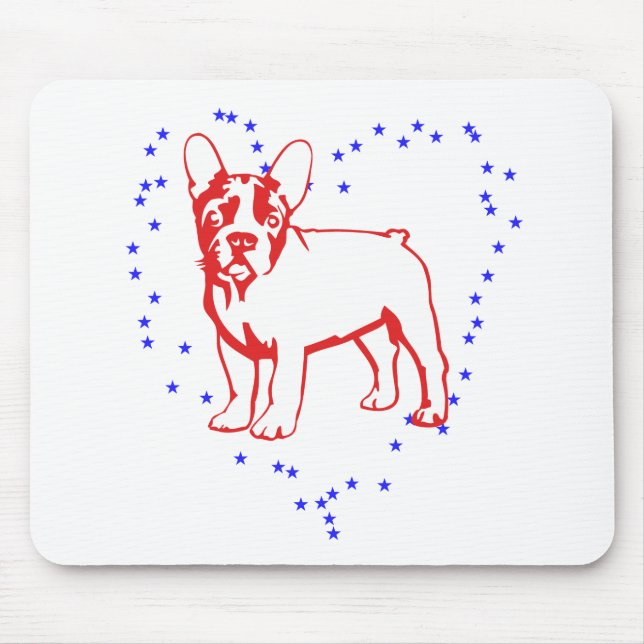 Tapis De Souris Bébé Bouledogue (Devant)