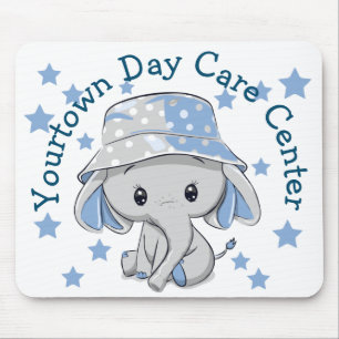Tapis De Souris Bébé mignon éléphant garçon