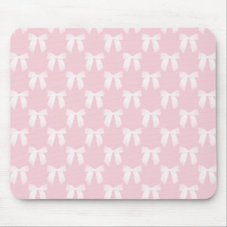 Tapis De Souris Bébé Pastel Rose Avec Vaches Blanches