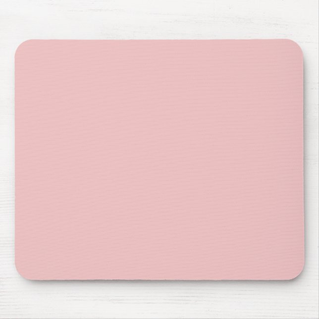 Tapis De Souris Bébé rose (couleur solide) (Devant)