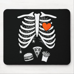 Tapis De Souris Bébé squelette enceinte Radiographie Cage thoraciq