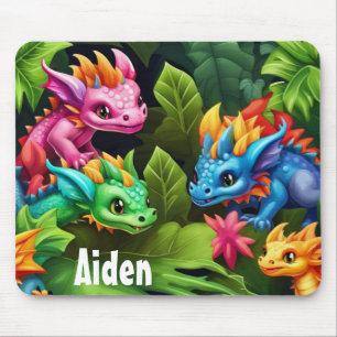 Tapis De Souris Bébés dragons mignons