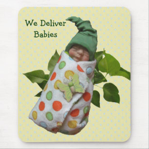 Tapis De Souris Bébés en argile : Sage-femme, médecins : Livrez