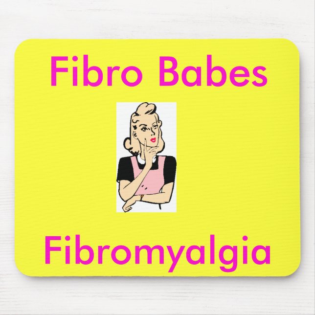 Tapis De Souris Bébés fibro, fibromyalgie (Devant)