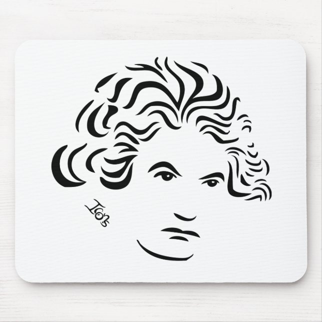 Tapis De Souris Beethoven Mousepad (Devant)