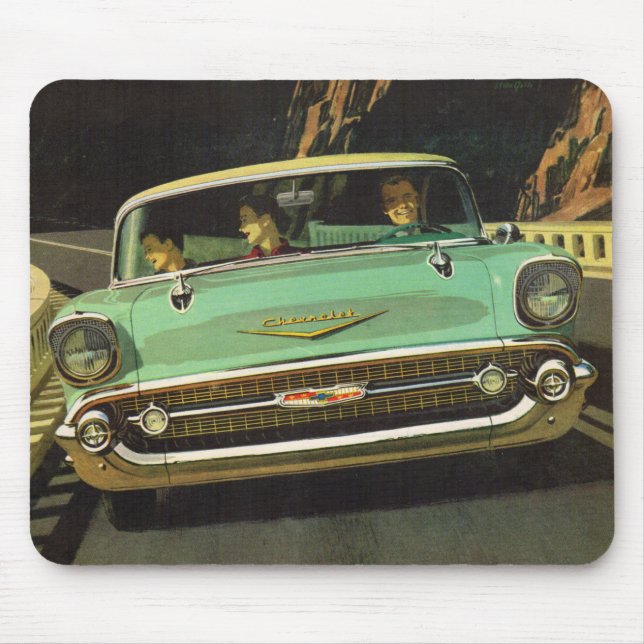 Tapis De Souris Bel Air 1957 de Chevy (Devant)