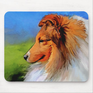 Tapis De Souris Bel art Mousepad de Sheltie