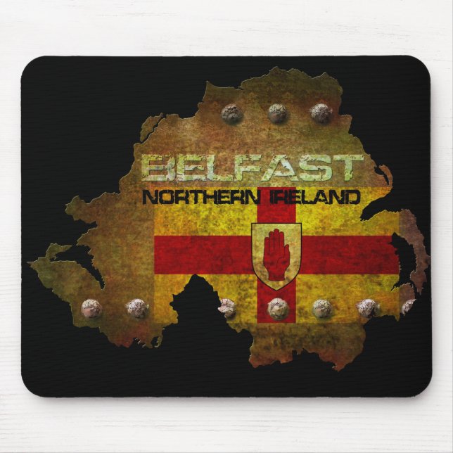 Tapis De Souris Belfast Irlande du Nord (Devant)