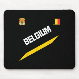 Tapis De Souris Belgian Football Soccer Ball Travel Jersey Allez L