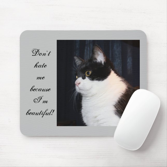 Tapis De Souris Belle Chat Mousepad (Avec souris)