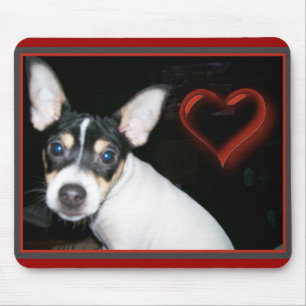 Tapis De Souris Belle cravate avec coeur